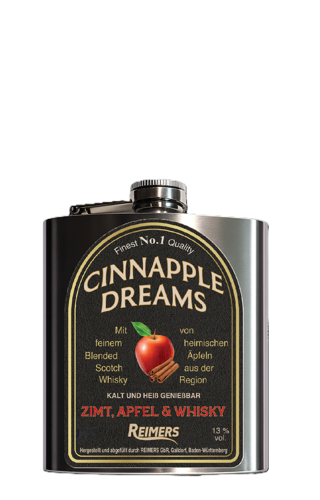 Cinnapple Dreams Flachmann 200ml [Zimt Geschmack]